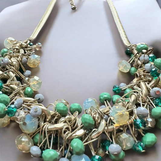 Ben de Lisi Statement Beaded Necklace