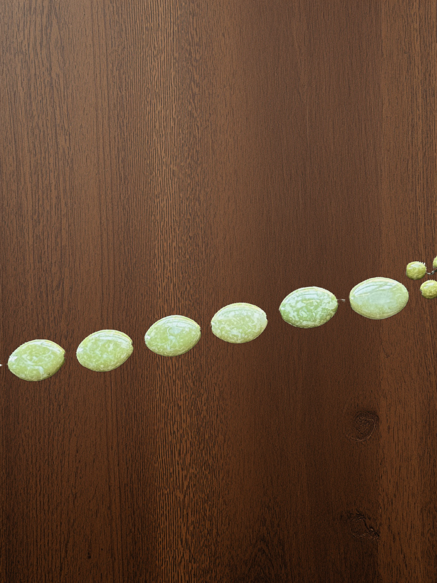 Vintage Green Marble Pebble Bracelet