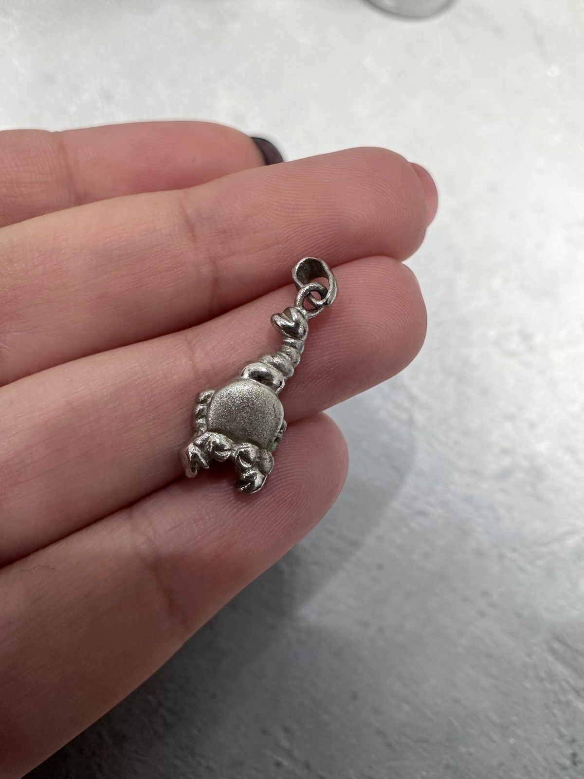 Sterling Silver Scorpio Charm