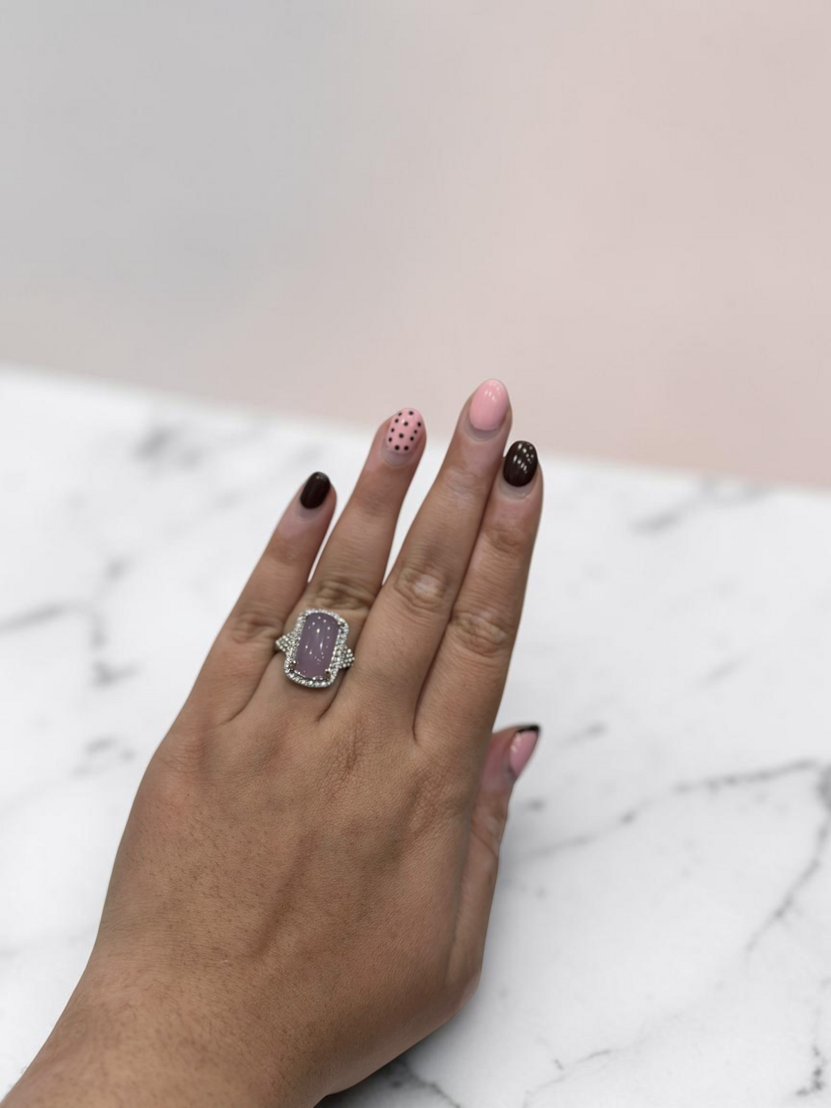 Vintage Lilac Stone Ring