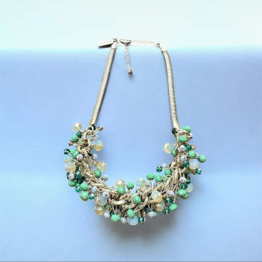 Ben de Lisi Statement Beaded Necklace